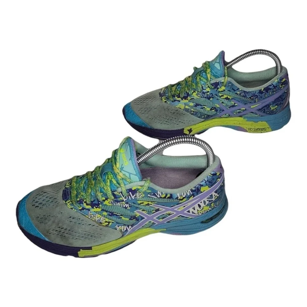 ASICS GEL-Quantum‎ 360 Knit 2 Women Sz 7.5 Multicolor Running Shoes T890N